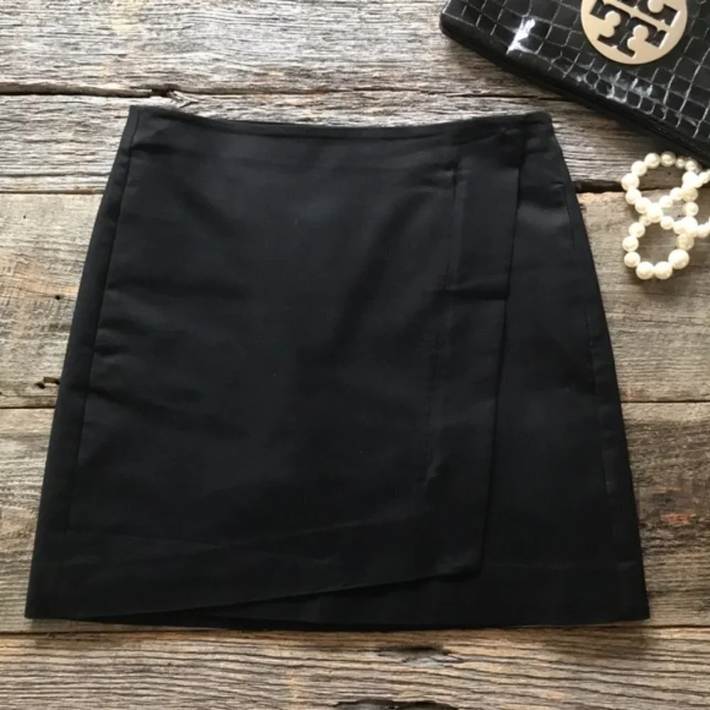 GAP Black Wrap Skirt